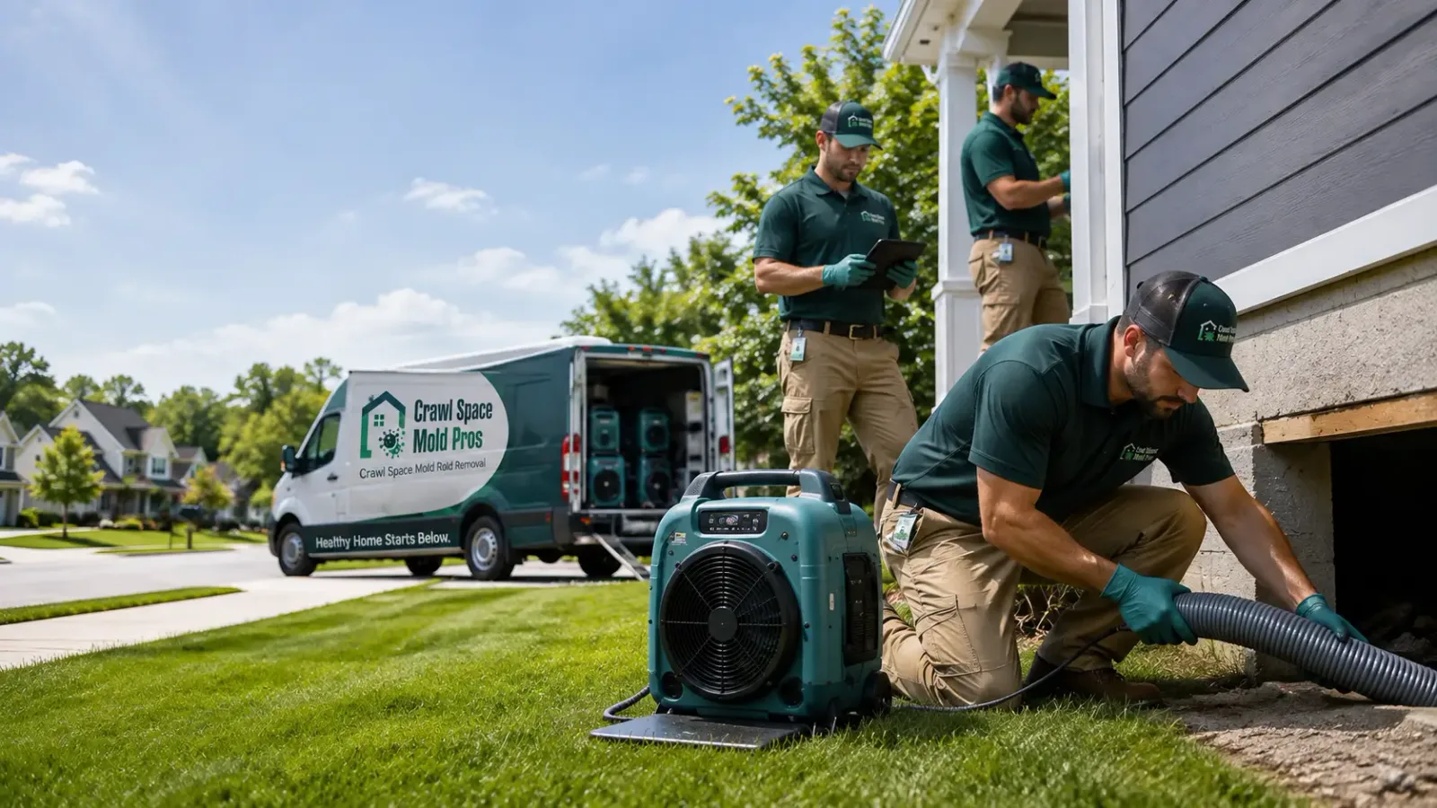 Crawl Space Mold Removal in San Jose, IL